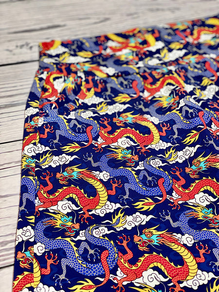 Size Medium Ladies Pants Blue Dragons