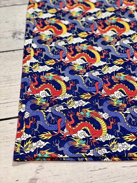 Size Medium Ladies Pants Blue Dragons