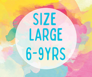 Size Large 6-9yrs