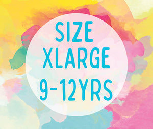 Size XLarge 9-12yrs