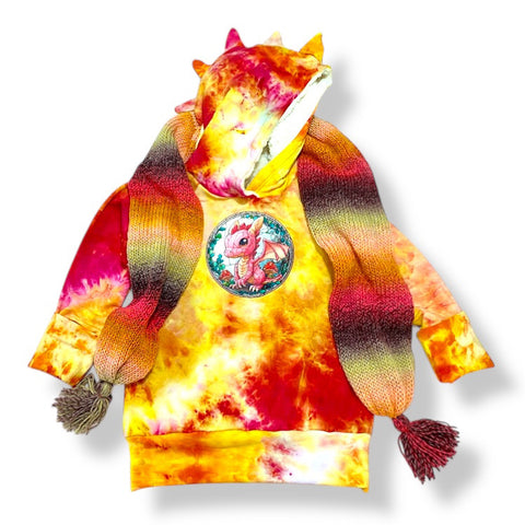 Size Large (6-9y) GWM Orange Dragon Winter Set