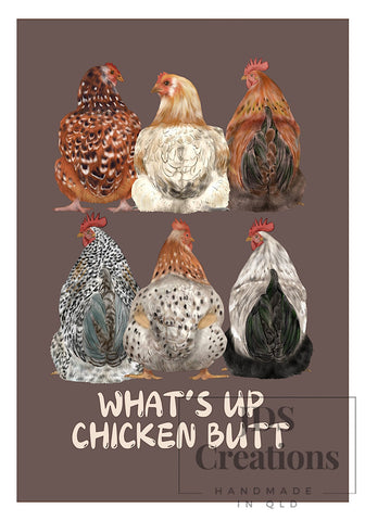 Chicken Butt Teatowel