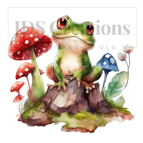 DTF Transfer - Mushroom Frog