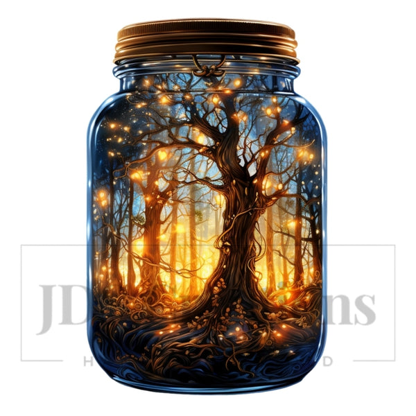 DTF Transfer - Fairy Lights Jar 2