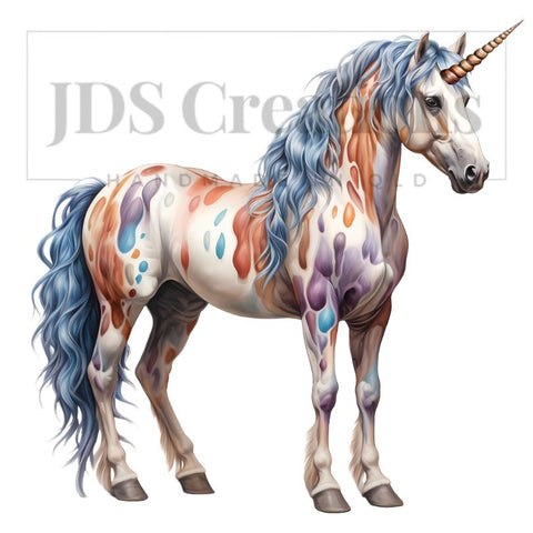 DTF Transfer - Arty Unicorn