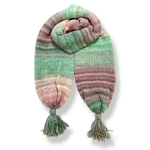 Handmade Scarf - Strawberry Mint Standard Length