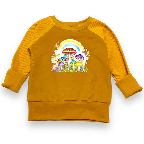 Size Med (3-6y) Winter Jumper - Magic Mushrooms