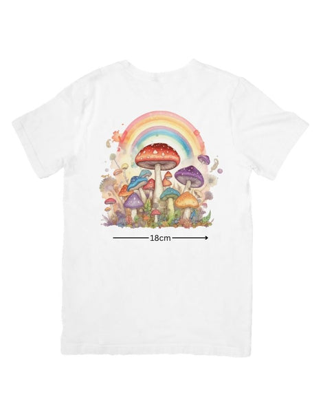 DTF Transfer - Rainbow Mushrooms