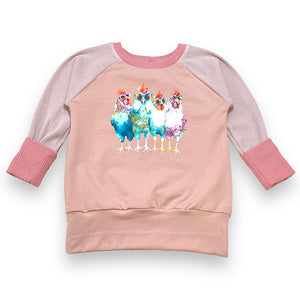 Size Med (3-6y) Winter Jumper - Sunny Chooks