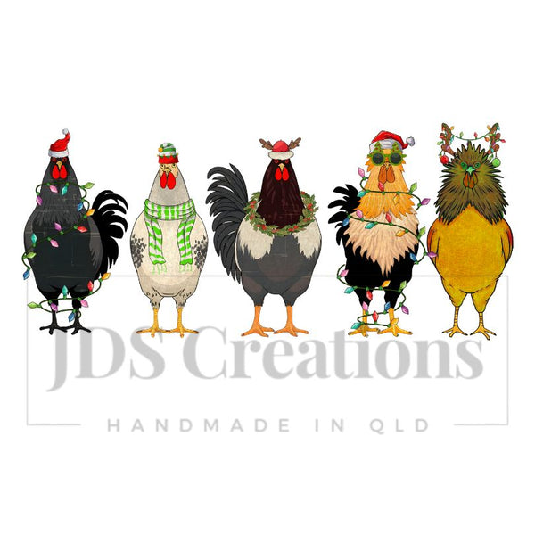 DTF Transfer - Xmas Chooks 5