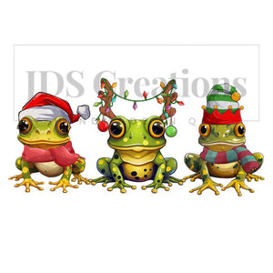 DTF Transfer - Xmas Frogs