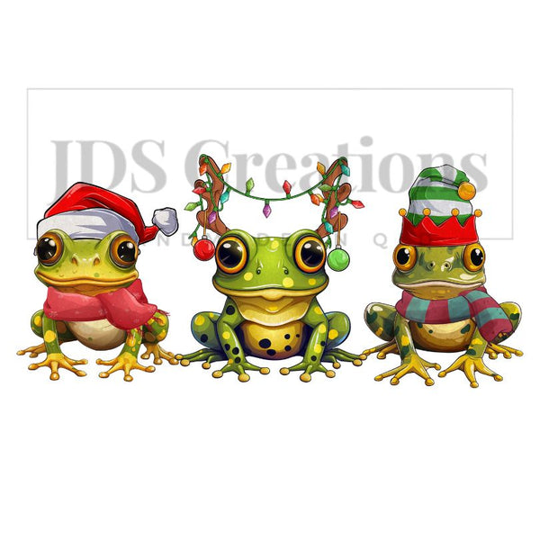 DTF Transfer - Xmas Frogs