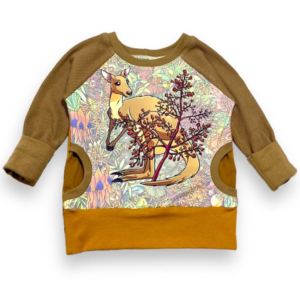 Size Small (12m-3y) Winter Jumper - Kangaroo