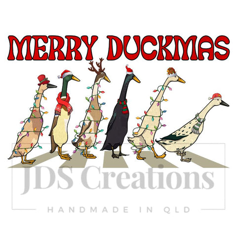 DTF Transfer - Merry Duckmas