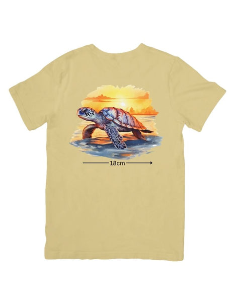 DTF Transfer - Sunset Turtle