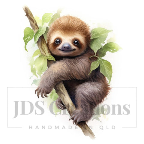 DTF Transfer - Cute Sloth