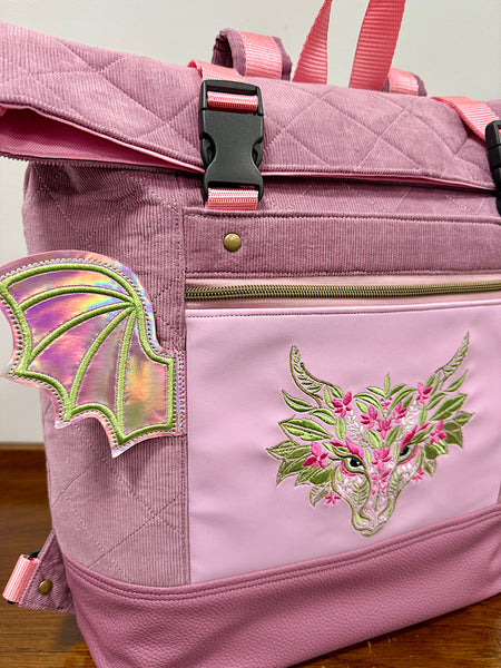 Flower Dragon Backpack