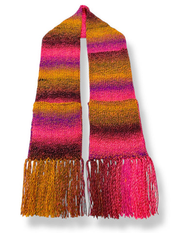 Handmade Scarf - Strawberry Caramel Pocket Scarf