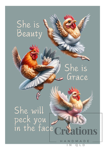 Beauty & Grace Teatowel