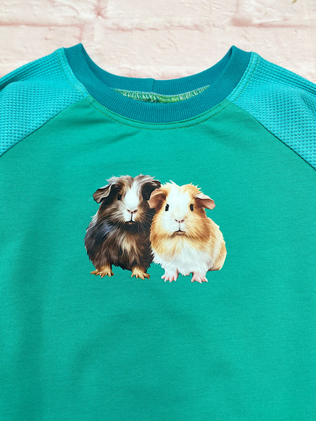 Size Med (3-6y) Winter Jumper - Guinea Pigs