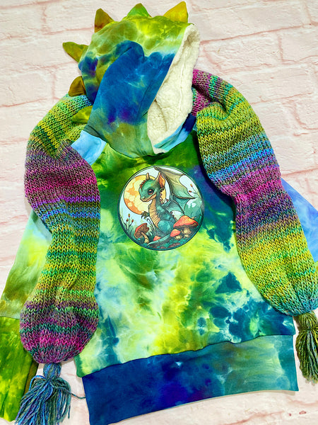 Size Medium (3-6y) GWM Green Dragon Winter Set