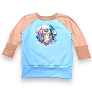 Size Med (3-6y) Winter Jumper - Moon Owl