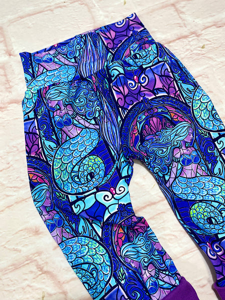 Size Small (12m-3y) GWM Full Length Harems - Mermaids