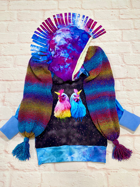 Size Medium (3-6y) GWM Ice Cream Chickens Winter Set