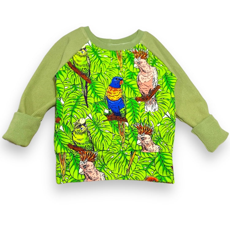 Size Med (3-6y) Winter Jumper - Aussie Birds