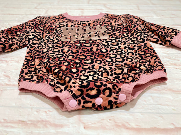 Size 12-18m Sweater Romper - Wild Child