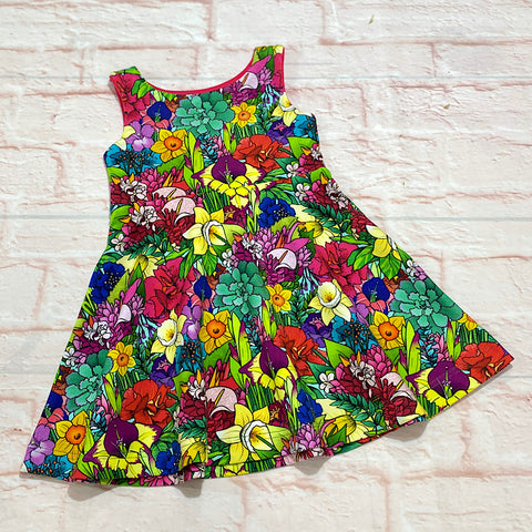 Size Small (12m-3y) GWM Dress - Full Bloom
