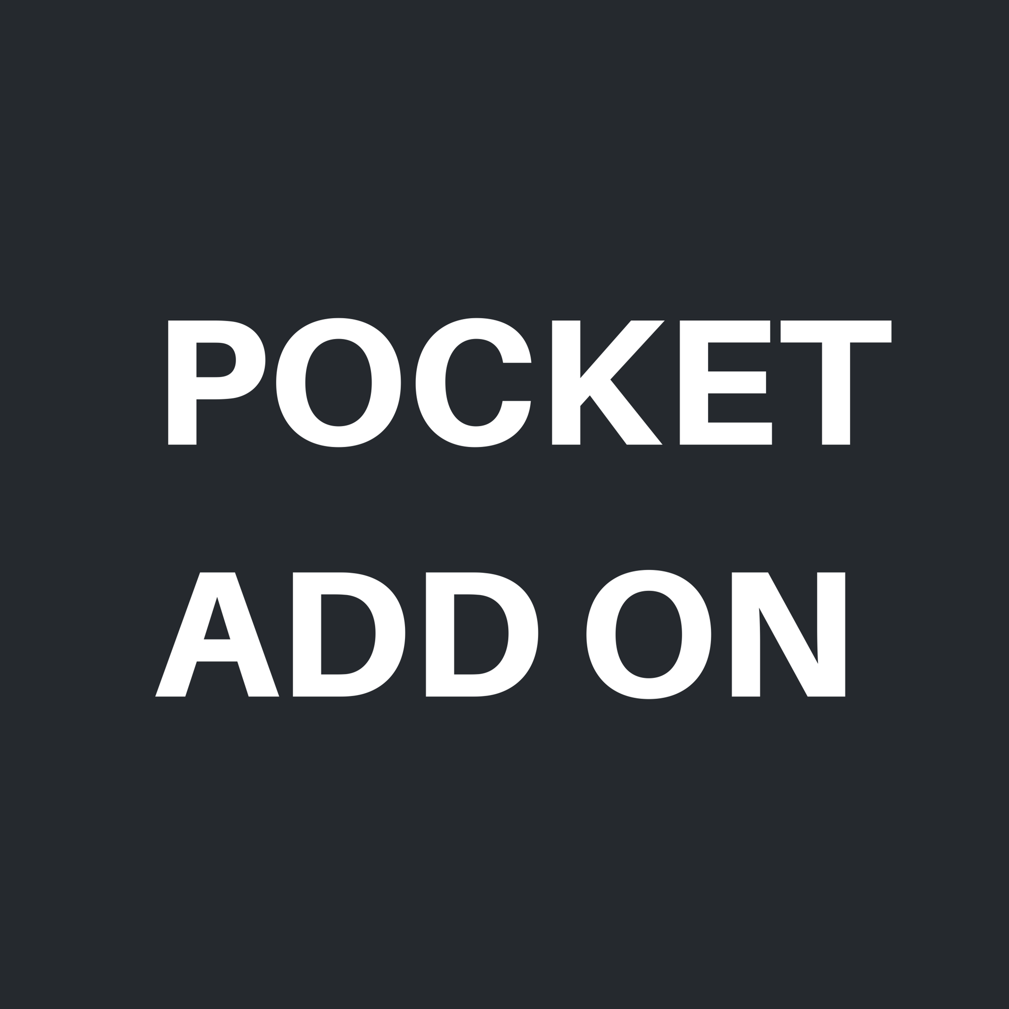 Pocket Add On
