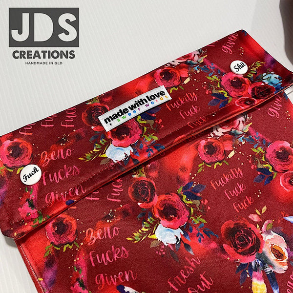 Sweary Shower gift set Red Floral