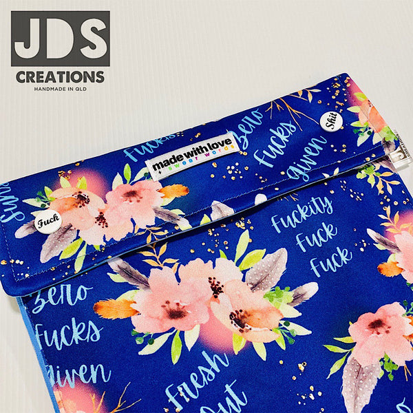 Sweary Shower gift set Blue Floral