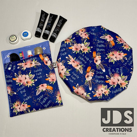 Sweary Shower gift set Blue Floral
