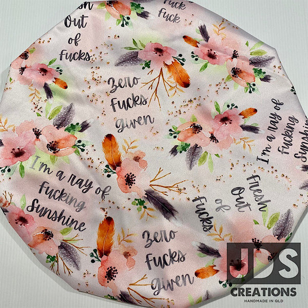 Sweary Shower gift set Peach floral