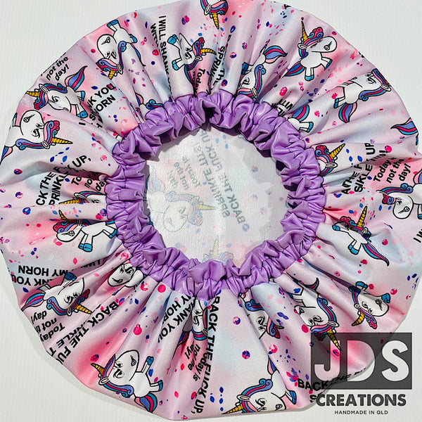 Sweary Shower gift set Purple unicorn