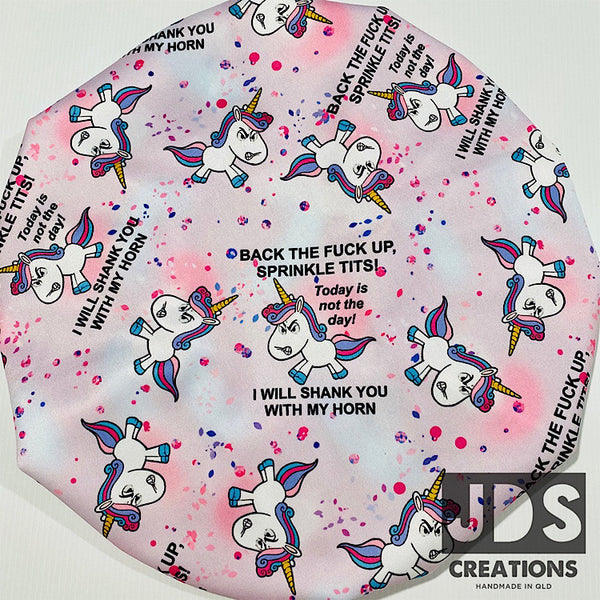 Sweary Shower gift set Purple unicorn