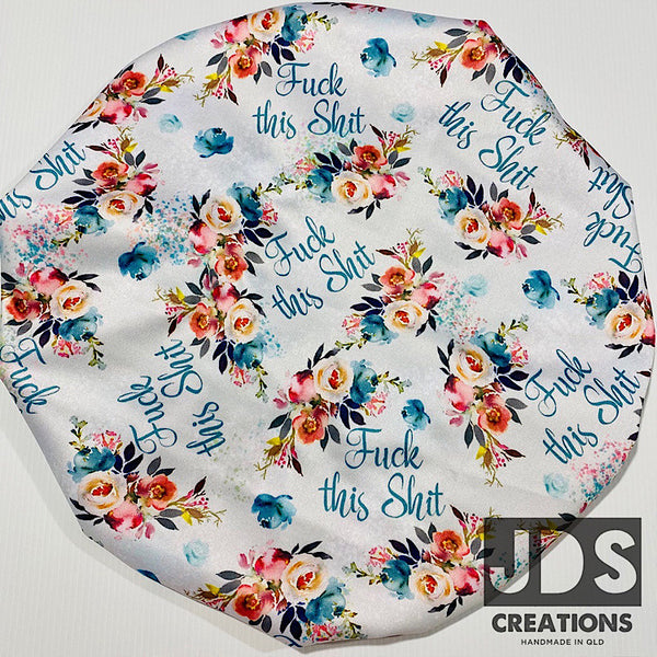 Sweary Shower gift set Aqua floral