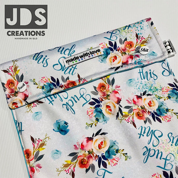 Sweary Shower gift set Aqua floral