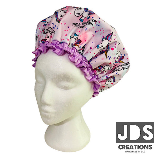 Sweary Shower gift set Purple unicorn
