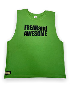 Mens Muscle Tank Olive & Green