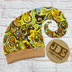 Size Small Crazy Curly Cap - Caramel Swirls