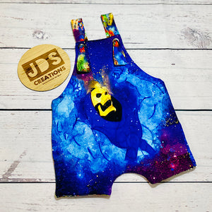 SIZE 18-24m REVERSIBLE Overalls - Skeletor/80's