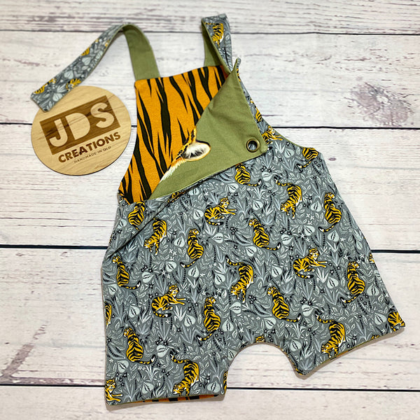 SIZE 3 REVERSIBLE Overalls - Tigers