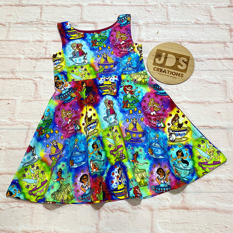 Size Medium (3-6y) GWM Dress - Teacup princesses